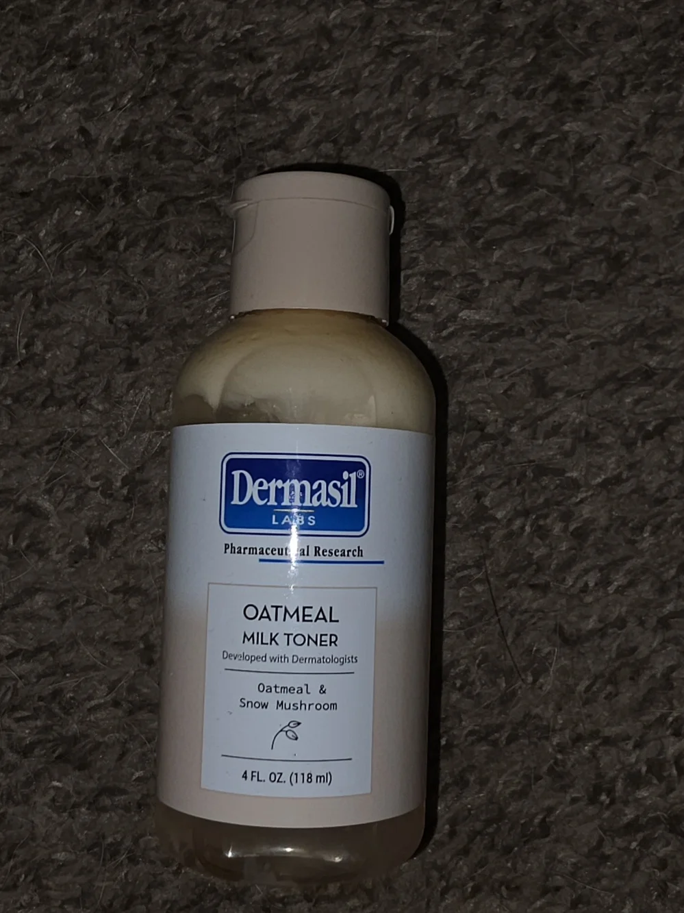 2 x Dermasil Labs Oatmeal Milk Toner 4fl Oz Oatmeal & Snow Mushroom BNIB